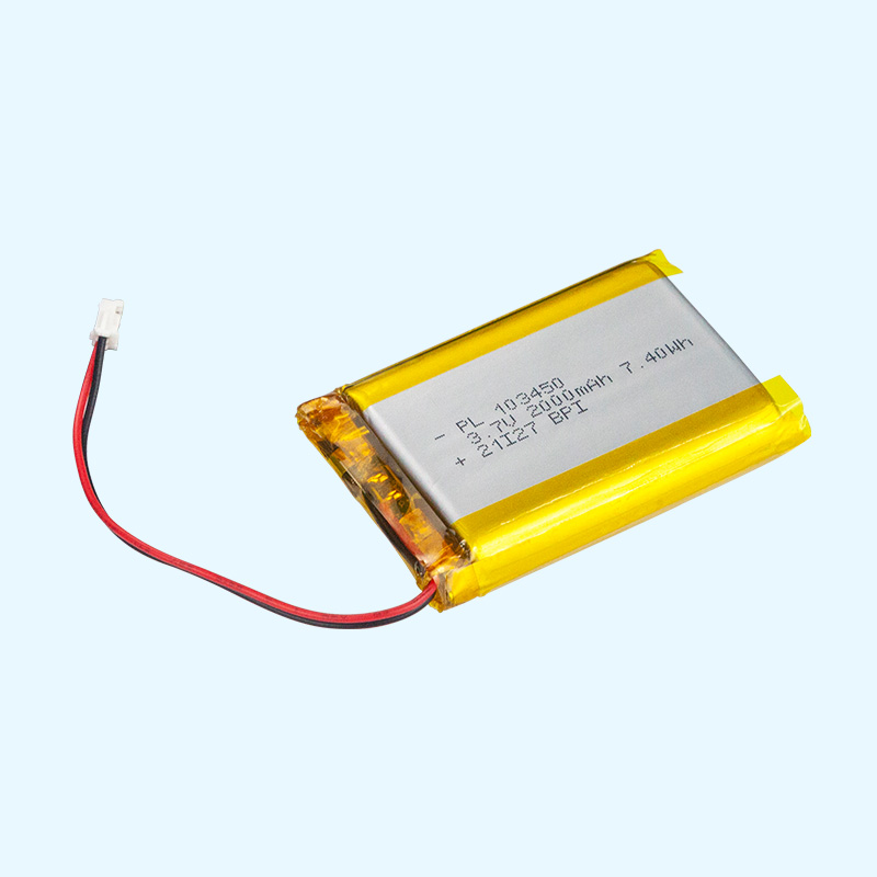 2000mAh聚合物鋰電池 3.7V美容儀鋰電池 充電榨汁機(jī)充電電池