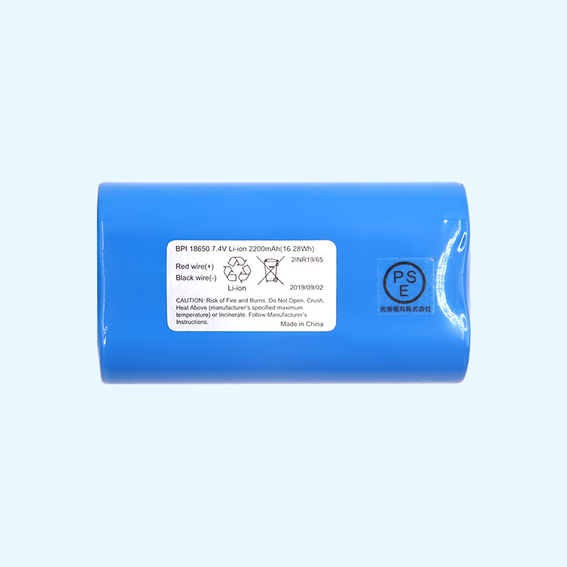 測(cè)繪儀鋰電池18650-2S/2200mAh，18650圓柱電池應(yīng)用于智能鎖太陽能路燈